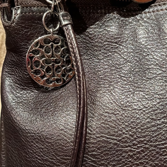 Coach all leather, black hobo bag - Picture 3 of 8